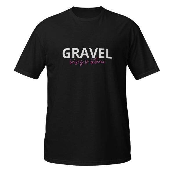 T-shirt gravel brisez le bitume Unisexe NOIR