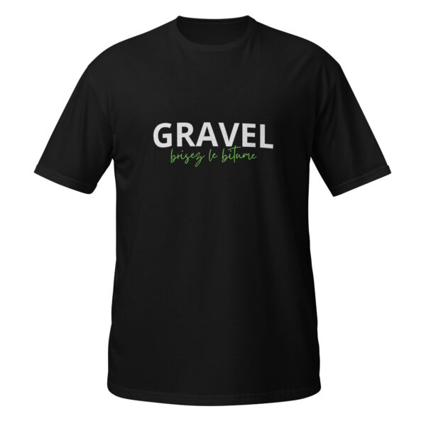 T-shirt gravel brisez le bitume Unisexe NOIR