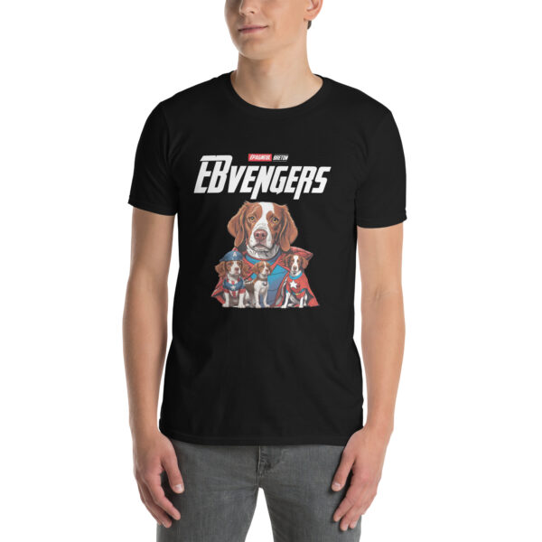 T-shirt épagneul breton vengers Unisexe – Image 3