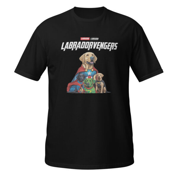 T-shirt labrador vengers Unisexe