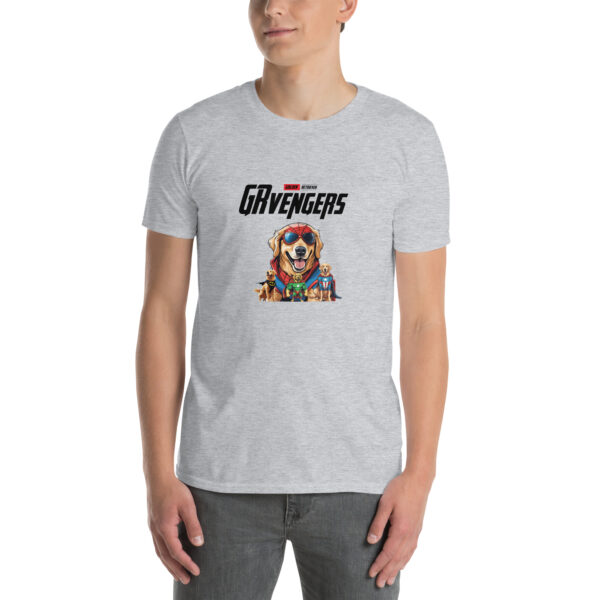 T-shirt golden retriever vengers Unisexe – Image 2