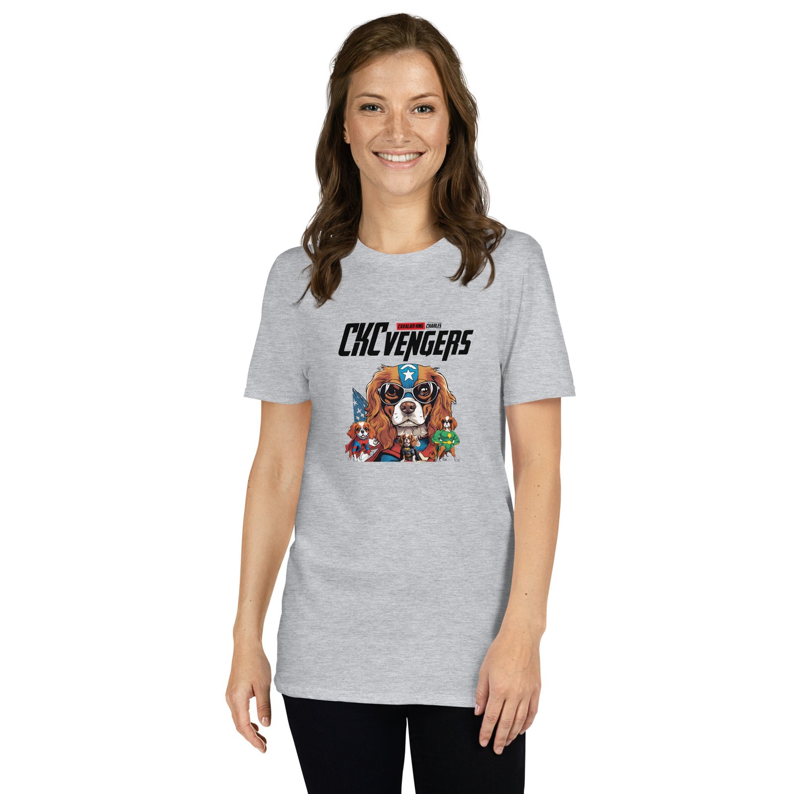 T-shirt cavalier king charles vengers Unisexe