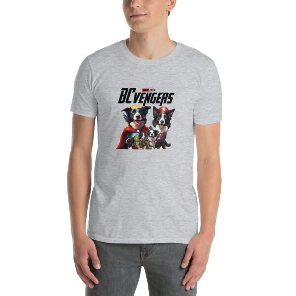 T-shirt border collie vengers Unisexe – Image 3