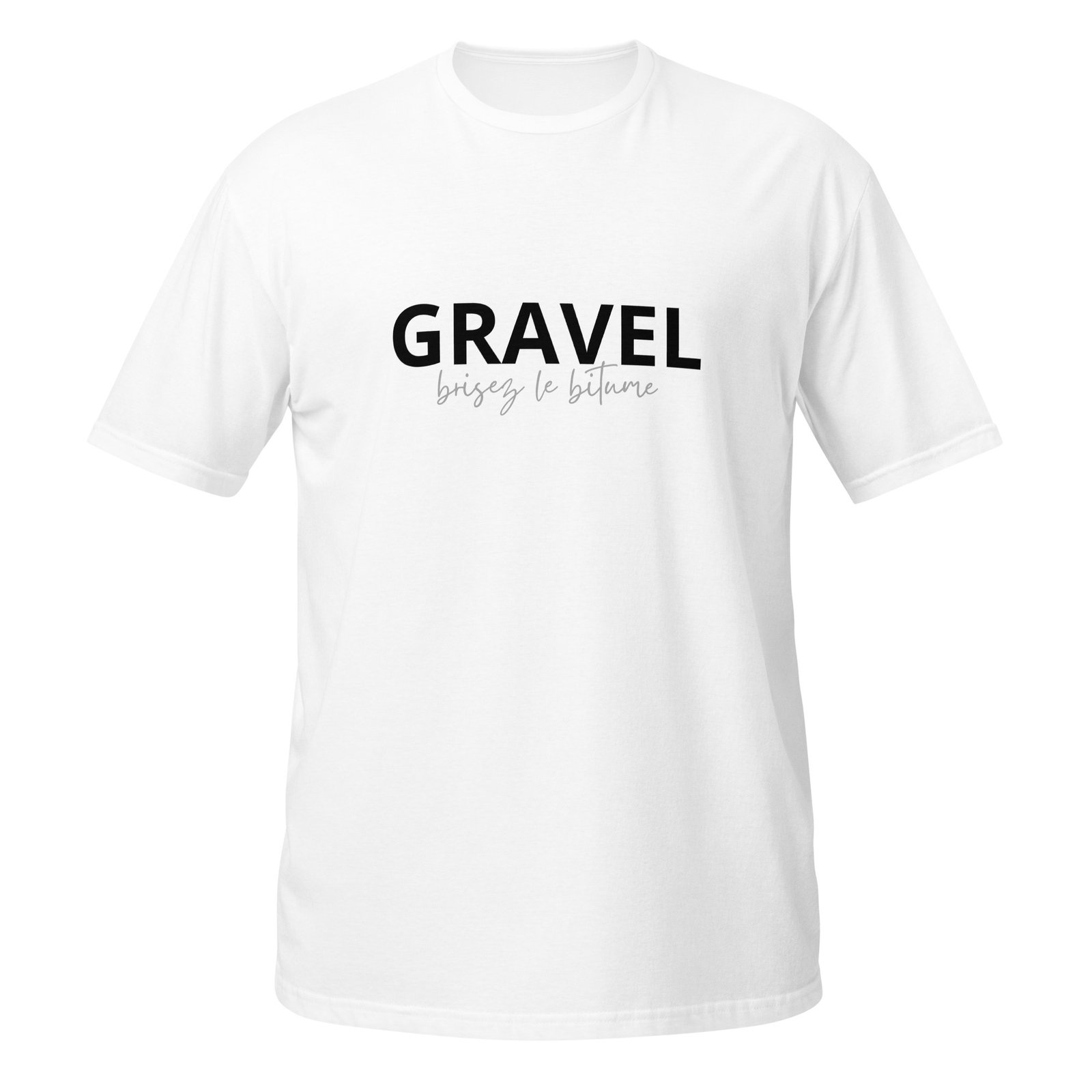 T-shirt gravel brisez le bitume Unisexe