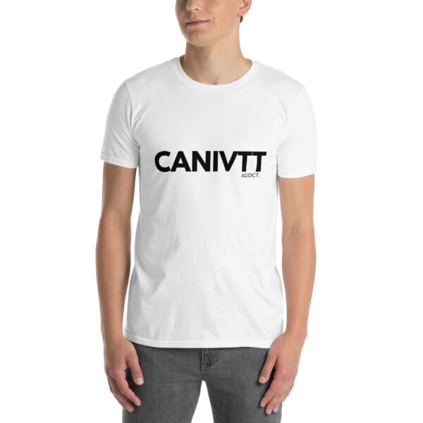 T-shirt caniVTT addict Unisexe à Manches Courtes – Image 4