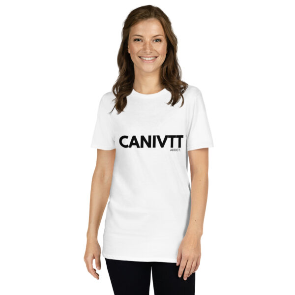 T-shirt caniVTT addict Unisexe à Manches Courtes – Image 5