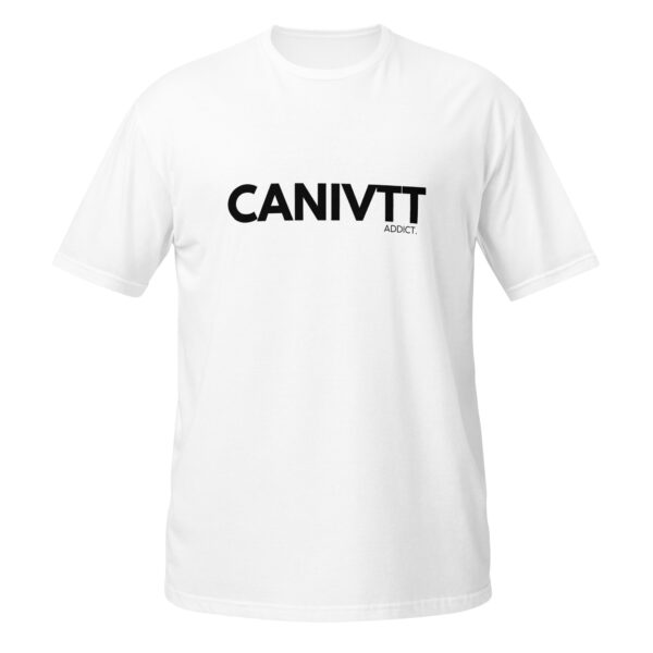 T-shirt caniVTT addict Unisexe à Manches Courtes – Image 6