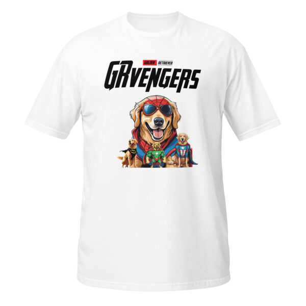 T-shirt golden retriever vengers Unisexe – Image 5