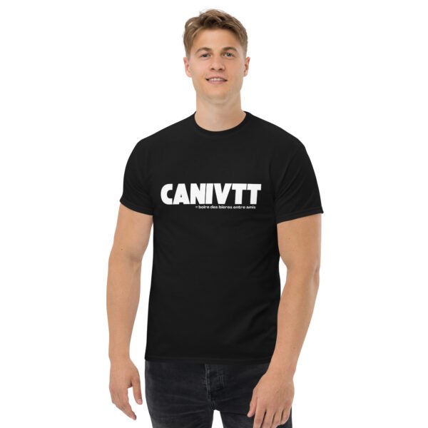 T-shirt caniVTT apéro unisexe NOIR – Image 3