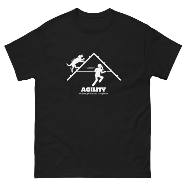 T-shirt agility passerelle unisexe NOIR