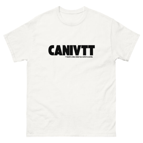 T-shirt canivtt apéro unisexe BLANC