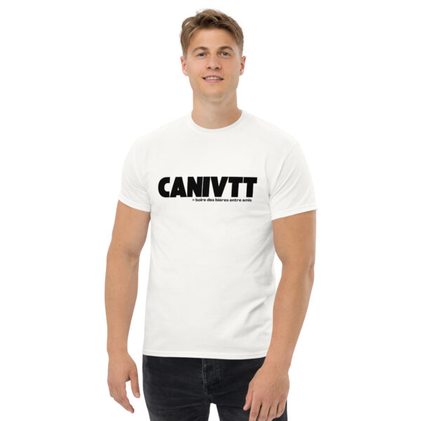 T-shirt canivtt apéro unisexe BLANC – Image 3