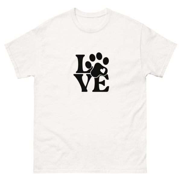 T-shirt love unisexe BLANC