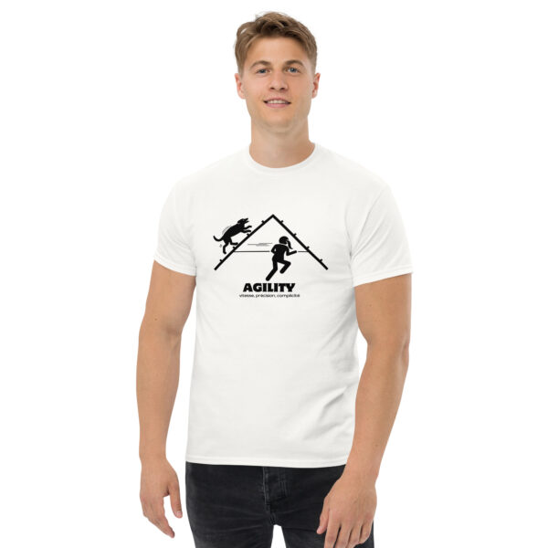 T-shirt agility passerelle unisexe BLANC – Image 3