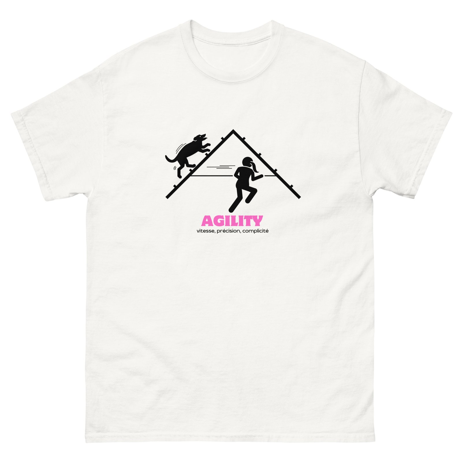 T-shirt agility passerelle BLANC