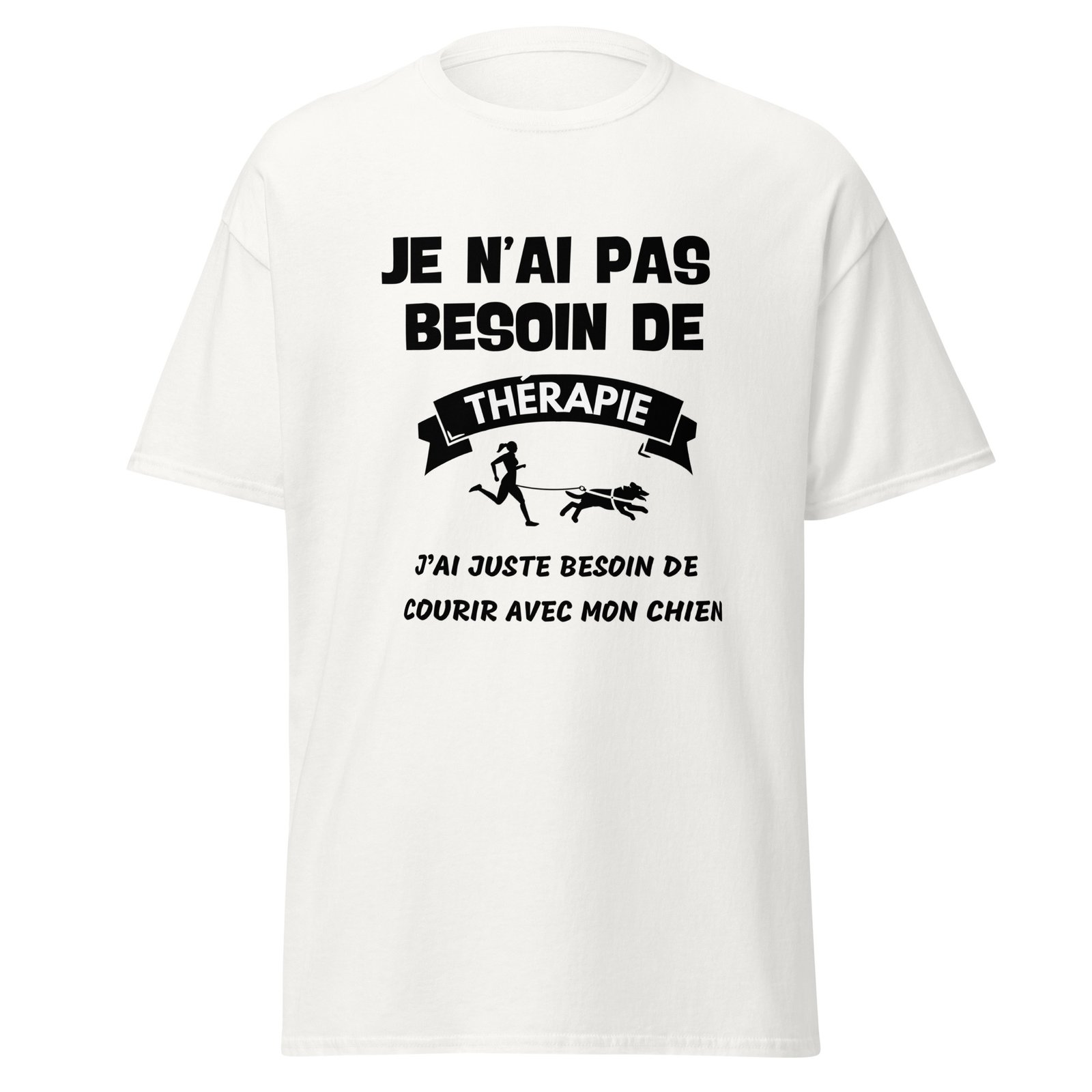 T-shirt canicross thérapie F