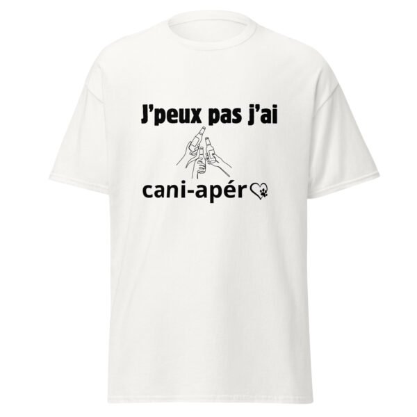 T-shirt j'peux pas j'ai cani-apéro unisexe