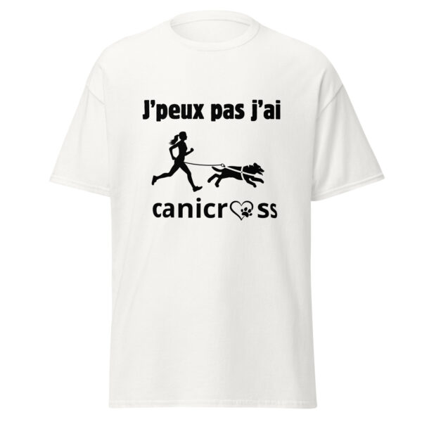 T-shirt classique j'peux pas j'ai canicross F