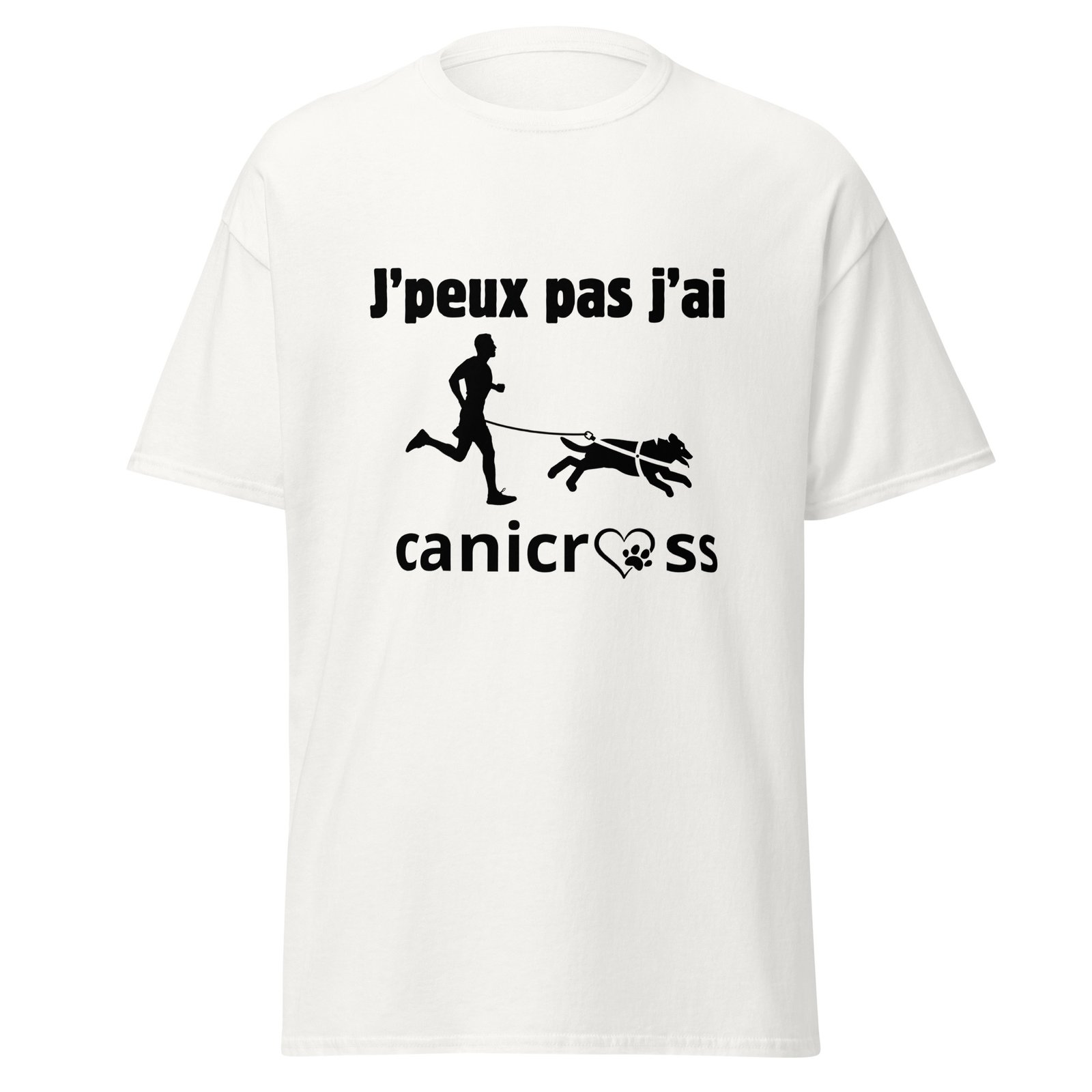 T-shirt classique j’peux pas j’ai canicross