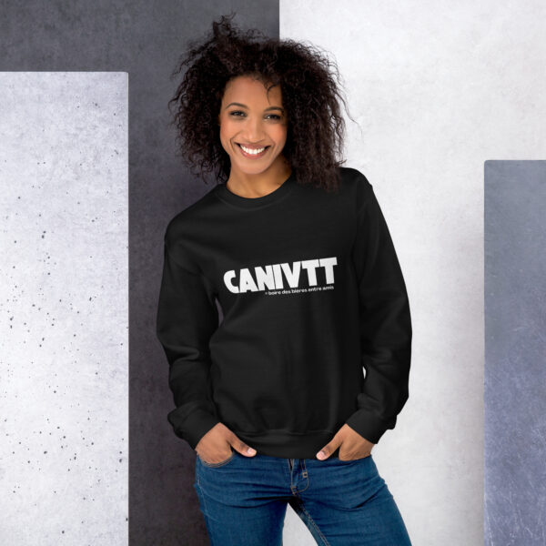 Sweat canivtt apéro Unisexe NOIR – Image 3