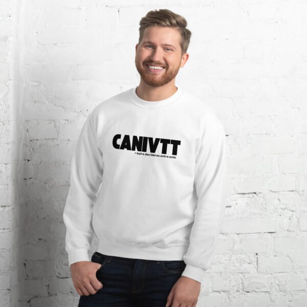 Sweat canivtt apéro Unisexe BLANC – Image 2