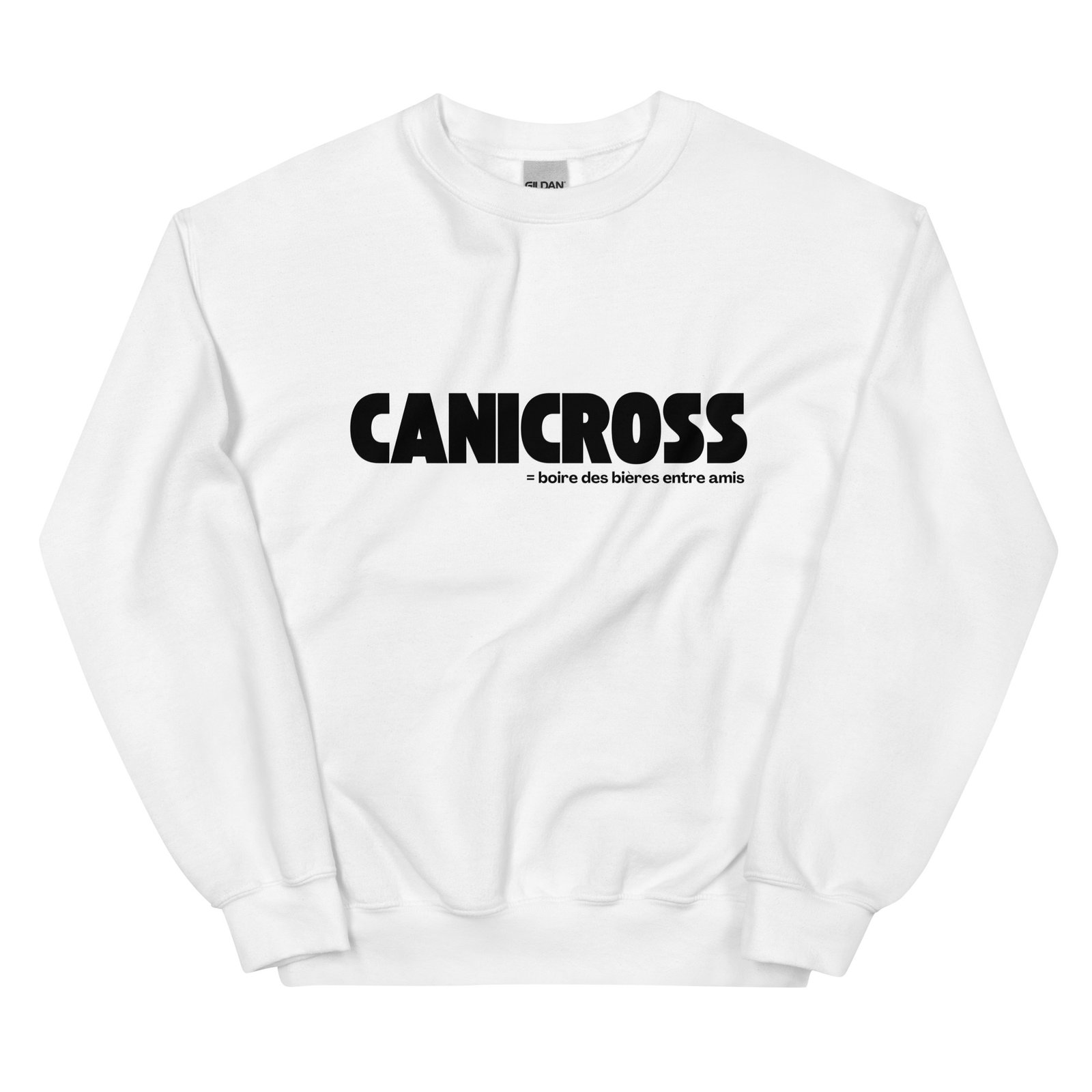 Sweat canicross apéro Unisexe BLANC