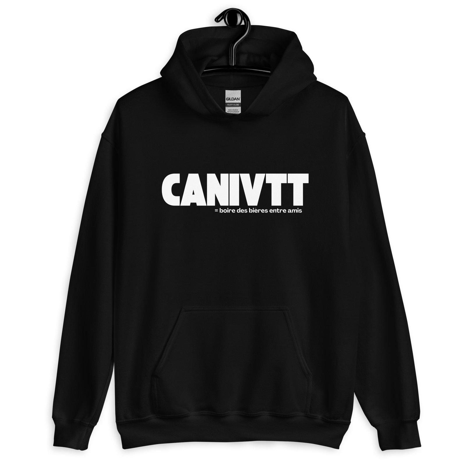 Sweat à capuche canivtt apéro Unisexe NOIR