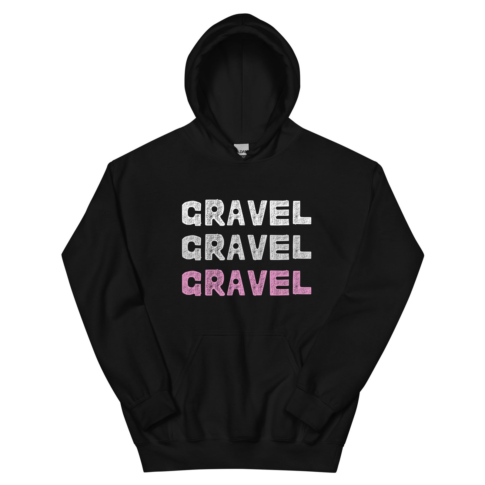 Sweat à capuche trio gravel unisexe