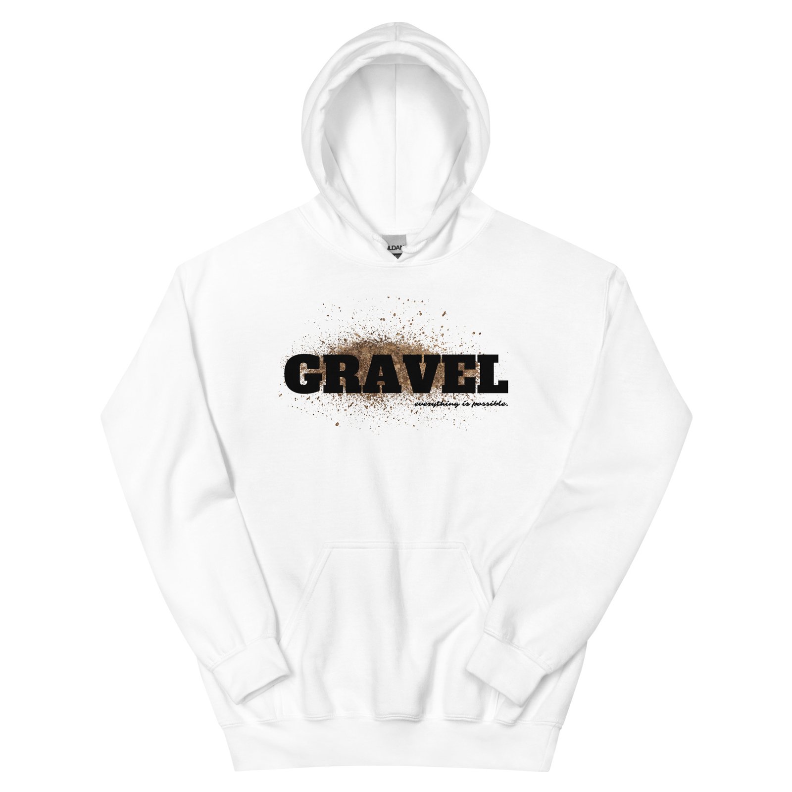 Sweat à capuche gravel gravier