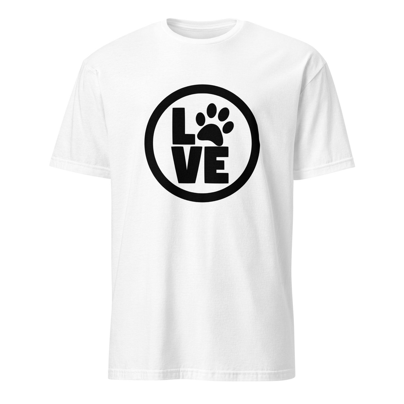 T-shirt Dog love Unisexe